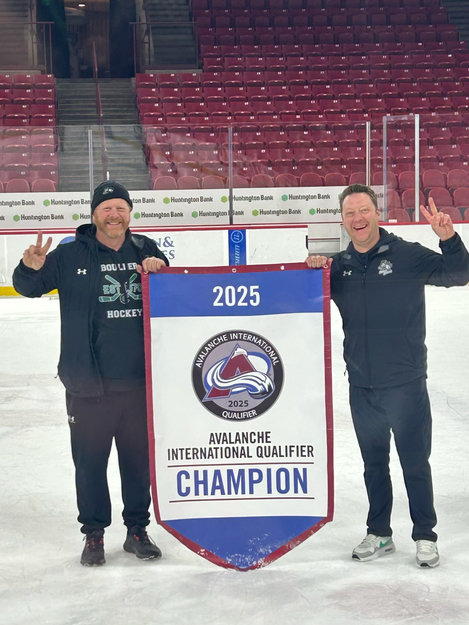Hockey championship banner